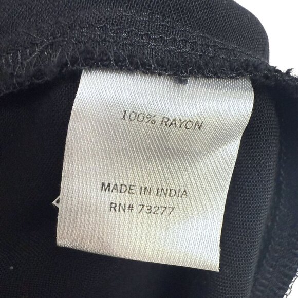 SONOMA Shorts Size XXL Womens Rayon Elastic Waist Black Pull On NWT - Picture 6 of 6